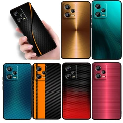 Carbon Fiber Art Luxury For Xiaomi Redmi Note 13 12R 12 12S Turbo 11 11T 11S 10 10S Pro Plus 5G Black Cover Phone Case