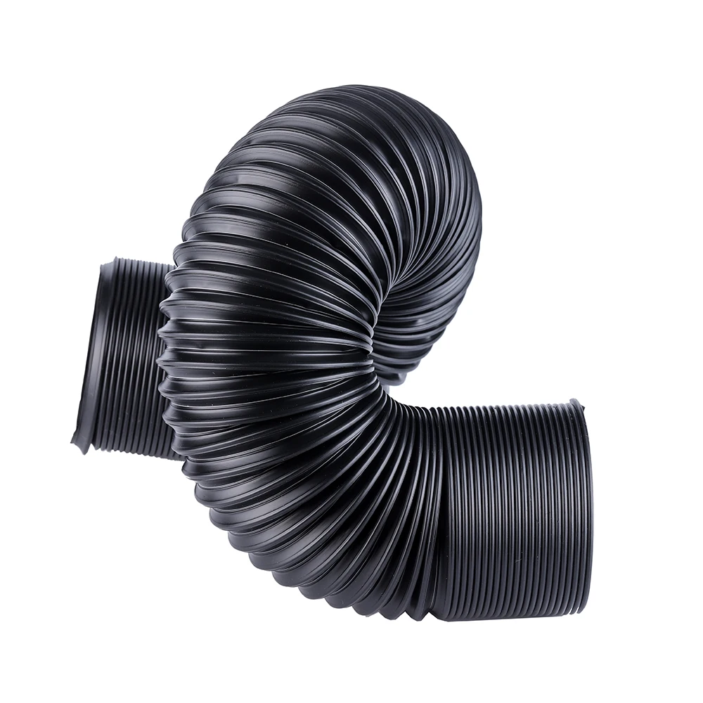 63mm 76mm Car Cold Air Intake Tube 2.5inch 3inch Black Universal Flexible Air Inlet Pipe System Automobile Air Intake Hose