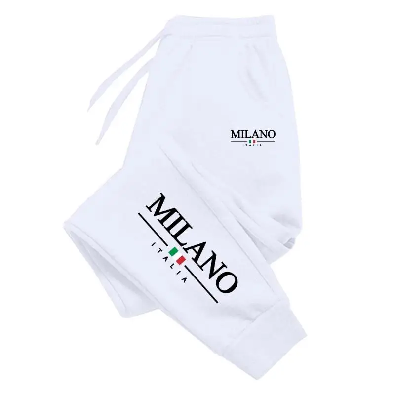 

2025 Men's Hot Sales Gym Jogging Pants Daily Soft Sport Casual Tracksuit Trousers City Name Series Printing Sweatpants