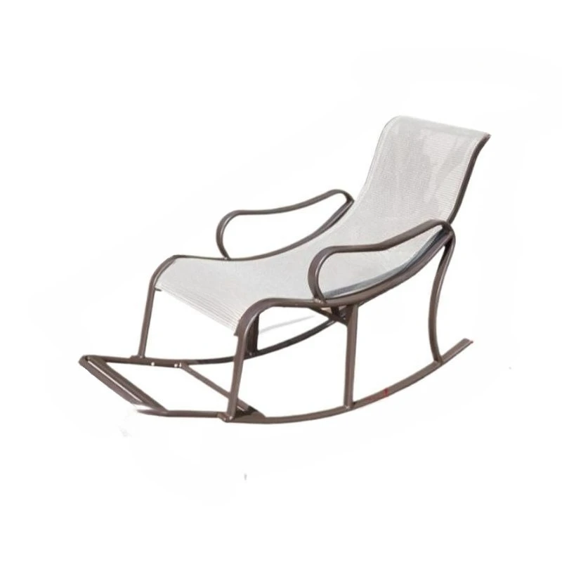 Outdoor courtyard rocking chair, elderly lounge chair, balcony lunch break, adult home leisure
