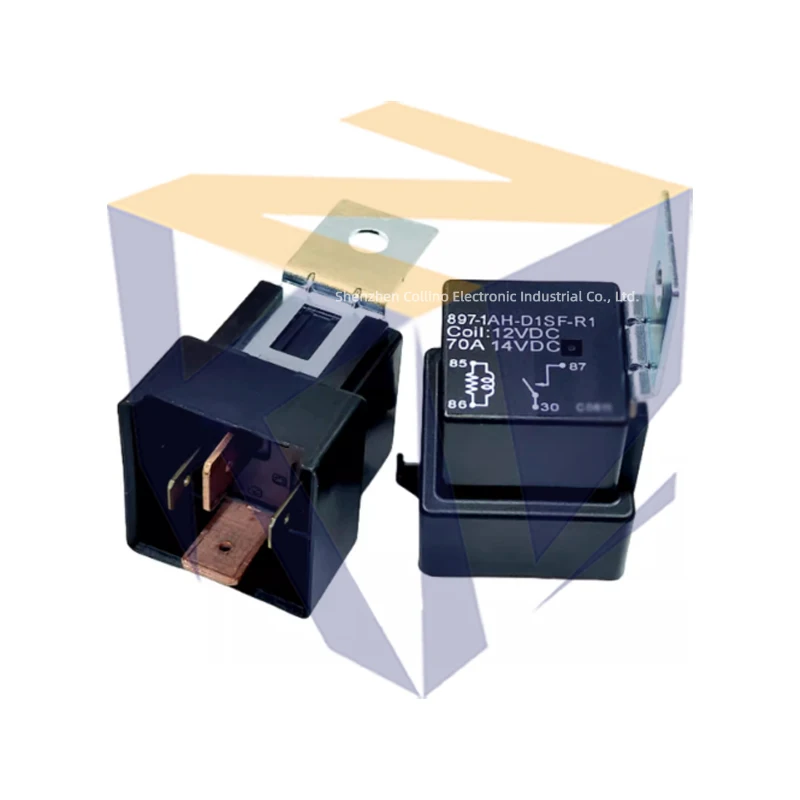 1pcs 897-1AH-D1SF-R1 12VDC 70A 4-Pin Automotive Relay
