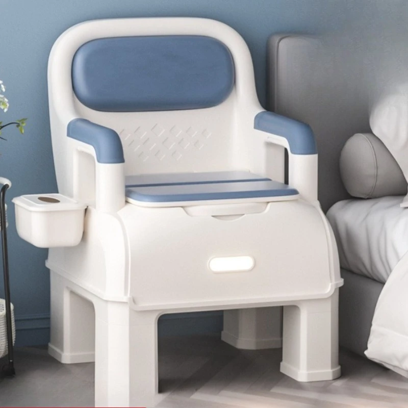 Hospital Old Man Bathroom Stool Portable Deodorizing Hotel Bathroom Stool Floor Indoors Home Furniture Bagno Panchina Ls40ysd