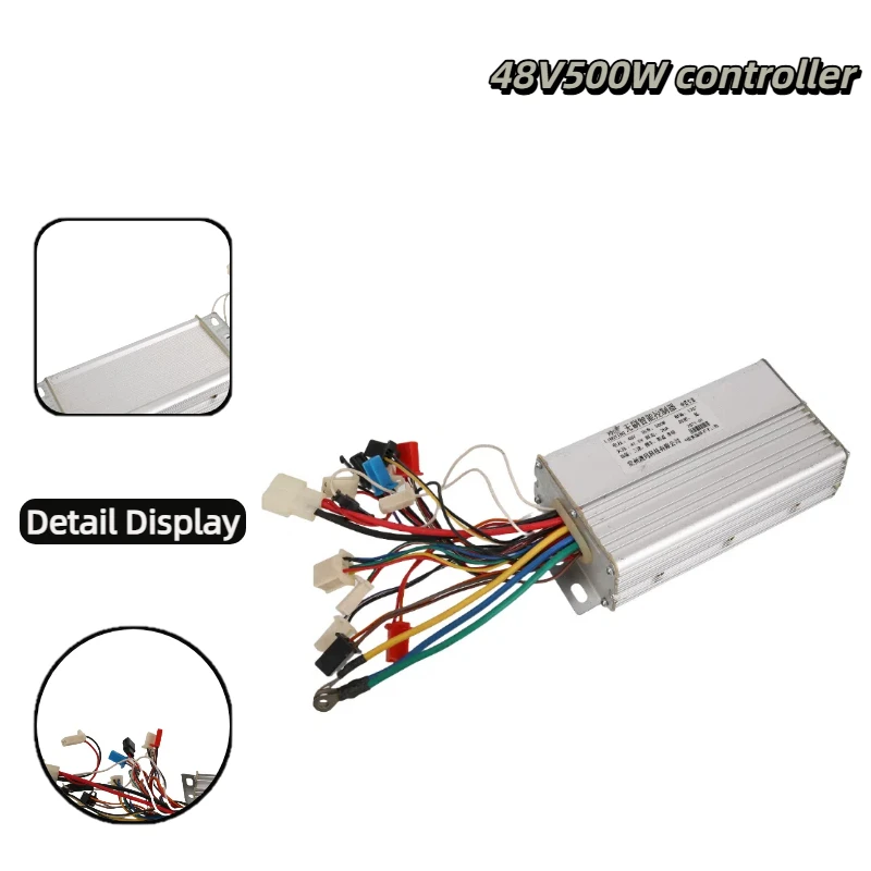 

High quality 48V 500W universal intelligent brushless controller control for motorcycle electric vehicles