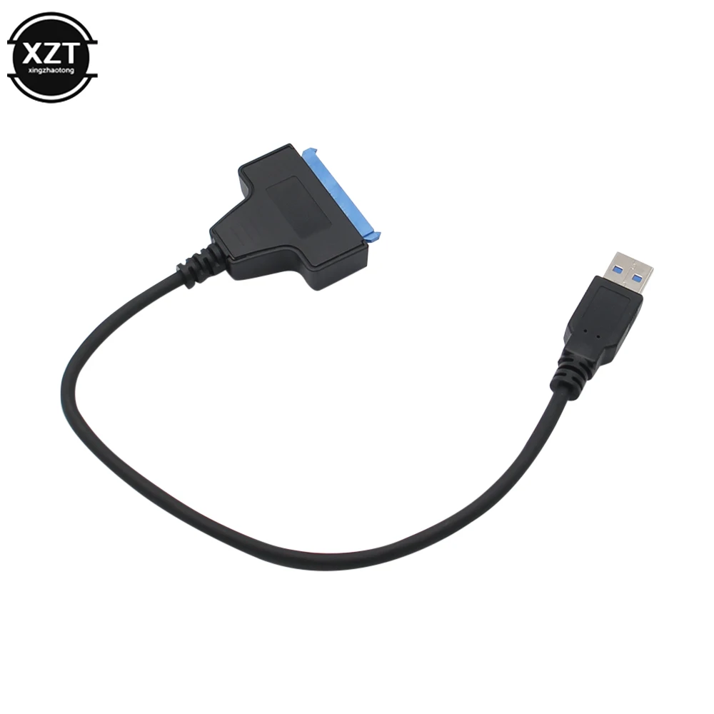 USB 3.0 to SATA Cable Up to 6 Gbps for 2.5 Inch External HDD SSD Hard Drive SATA 22 Pin Adapter Support Win8/9/10/Linux System