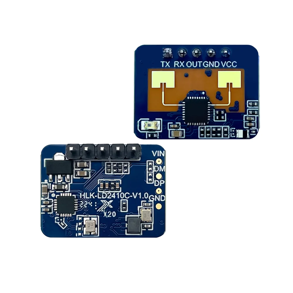 100 Stks/partij Radar Module Hilink HLK-LD2410C Slimme Menselijke Aanwezigheid Detectie Radar Module Ble Sensor Module Fmcw 24Ghz HLK-LD2410C