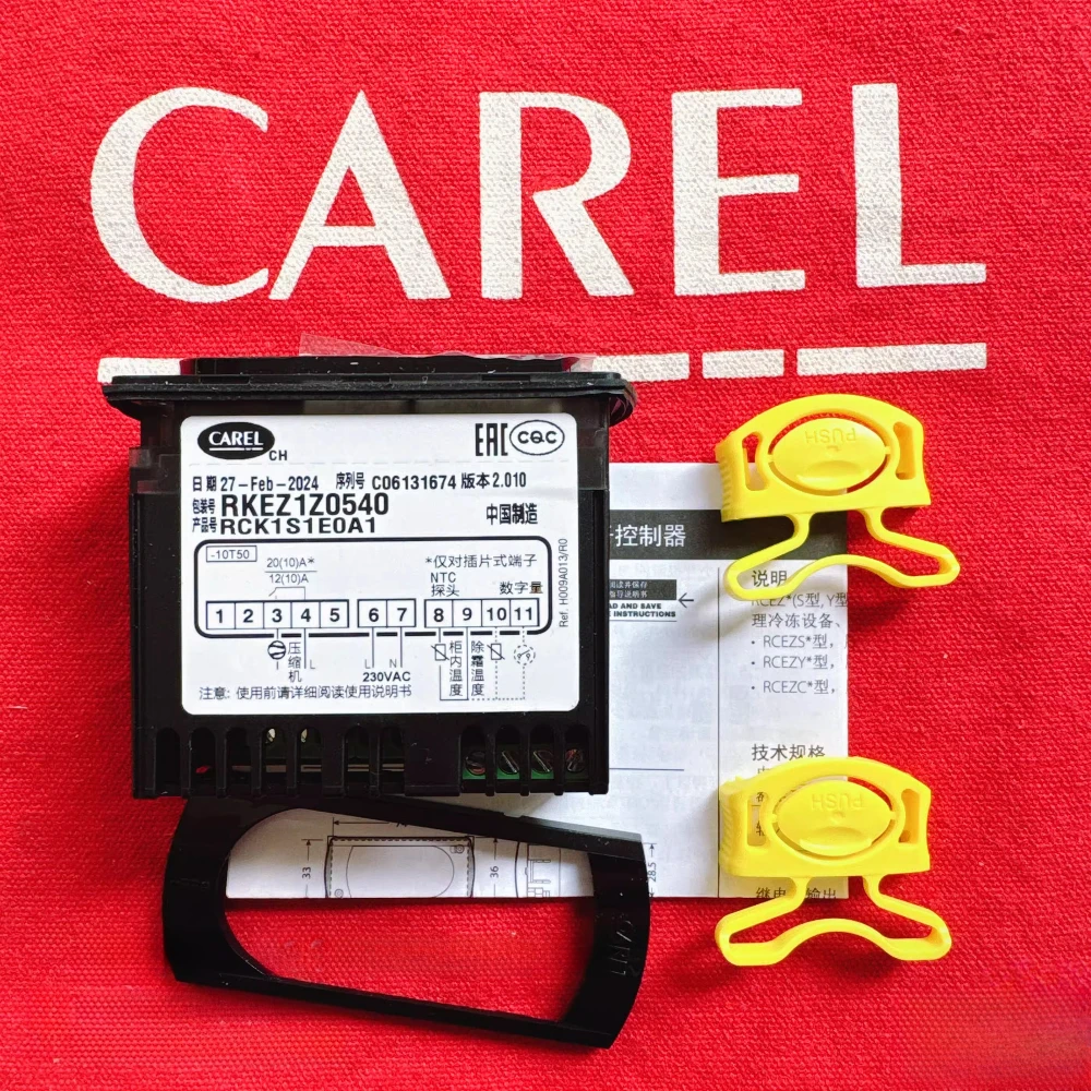 CAREL RKEZ1Z0540 RCK1S1E0A1 温度コントローラー センサー付き 新品オリジナル