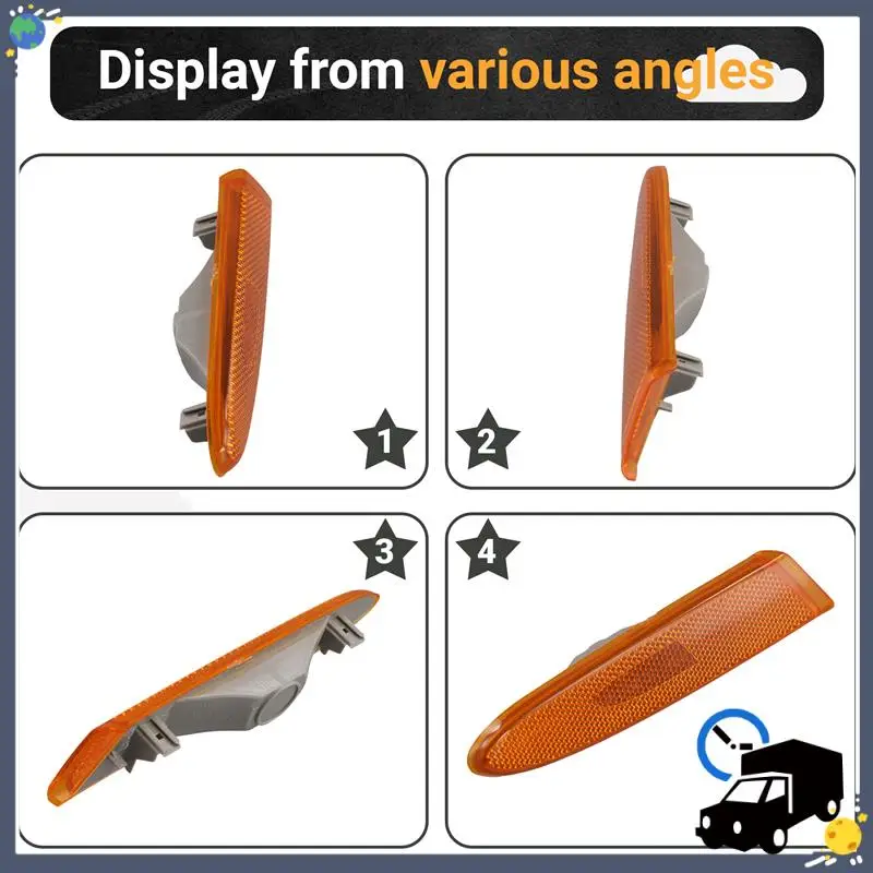 

Lasting Car Front Bumper Reflector For JAGUAR XJ X350 2003-2009