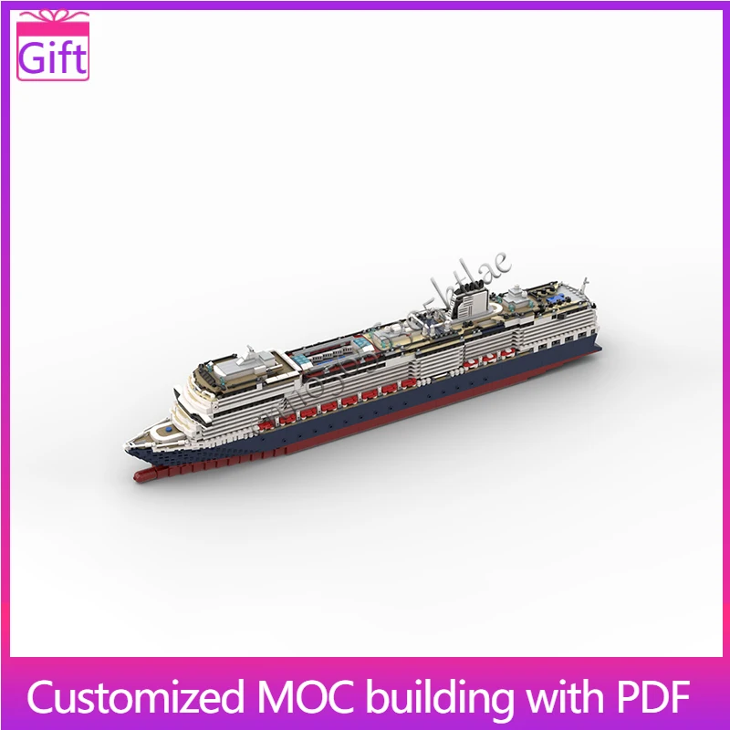 

Hot 3661 PCS MOC Creative Luxury Cruise Ship Building Blocks Model DIY Assembly Educational Toy For Kids & Adult Birthday Gifts