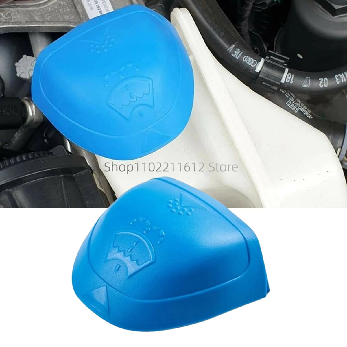 Car Windshield Cleaning Spray Cap Lid 6V0955485 Plastic for Audi VW SKODA Fabia Wiper Washer Fluid Reservoir Bottle Tank Cover