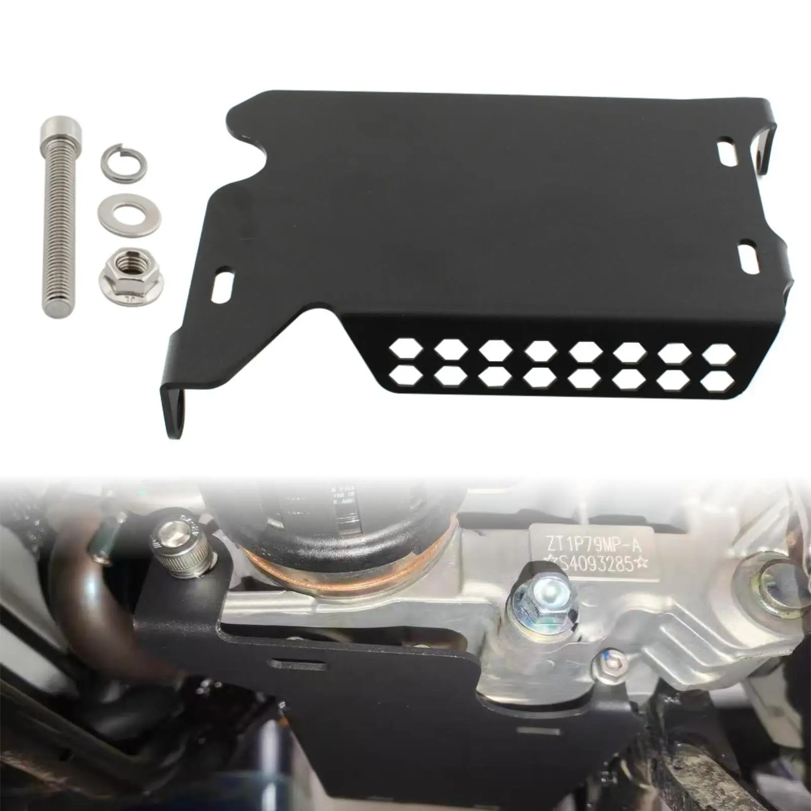 Quality Iron Chassis Guard Plate Protective Motorbike Equipment for ZONTES 368G 368E 368K Engine Parts