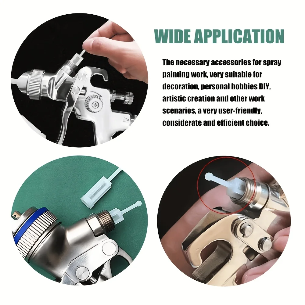 30/50/60-Piece Spray Gun Paint Filters Fine Mesh Paint Strainer High Quality Spray Gun Accessories For Paint Spraying