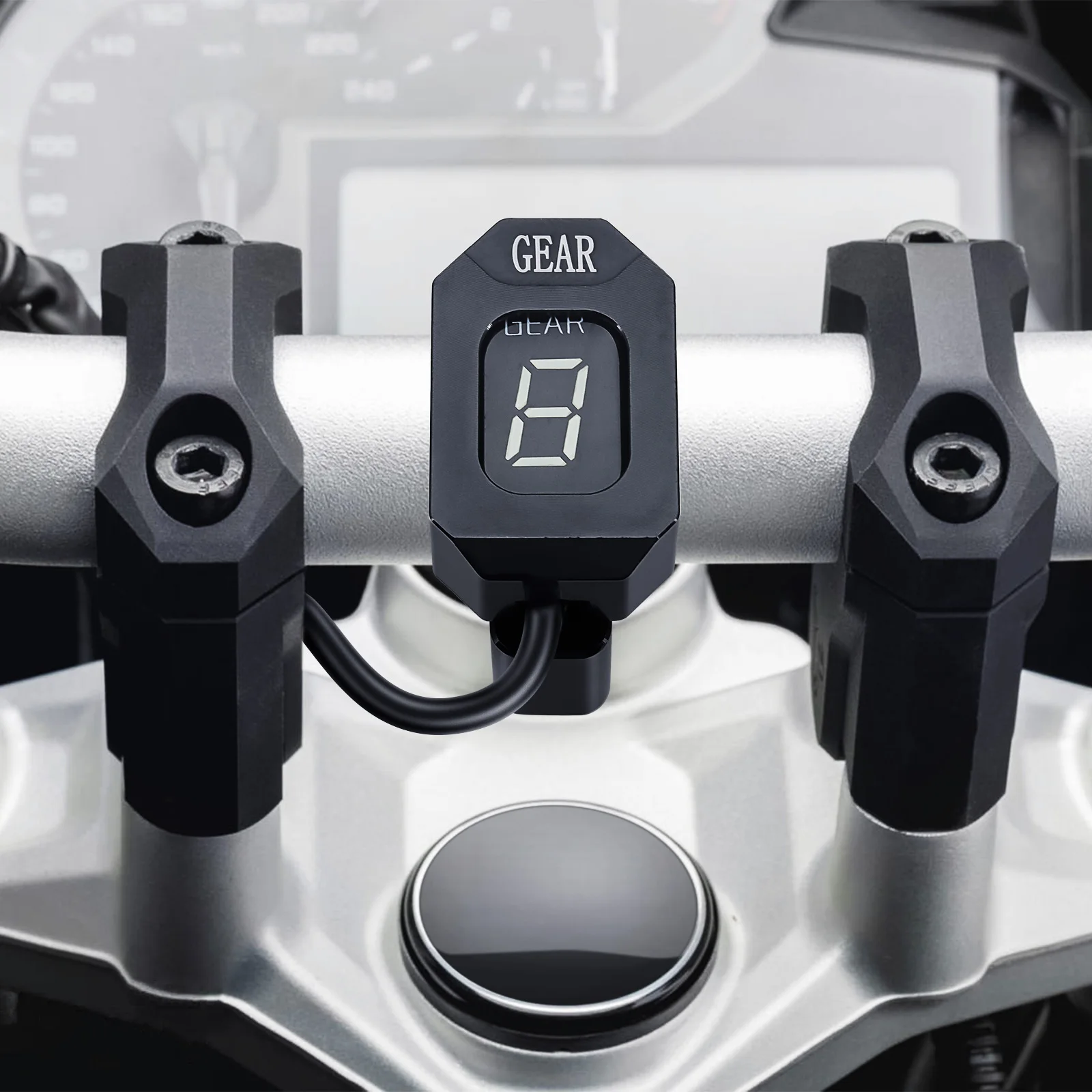 ملحقات الدراجات النارية مؤشر تروس الدراجات النارية عرض السرعة 1-6 مؤشر التروس لملحقات الدراجات النارية ياماها #3