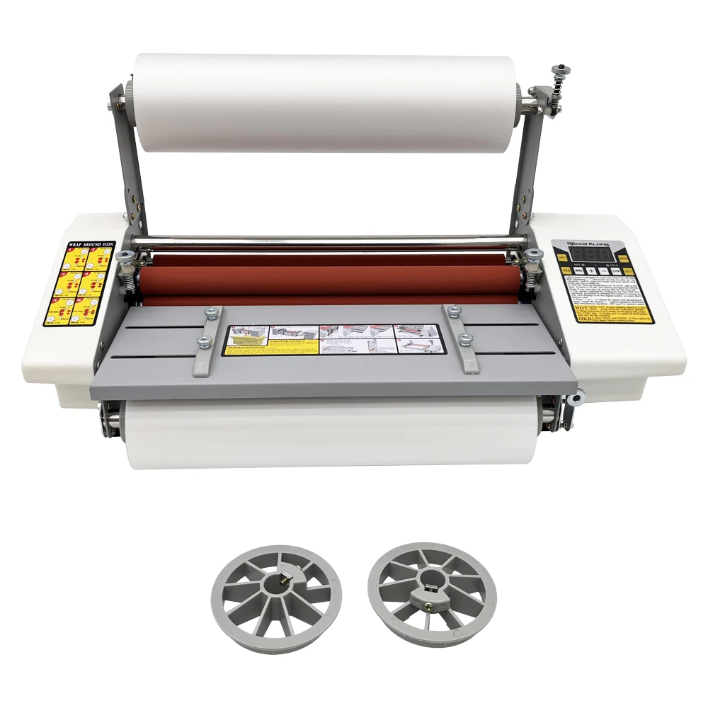 A2+Paper Laminating Machine 9460T English Version Four Roller Cold Hot Laminator Rolling Machine film photo Laminating Machine