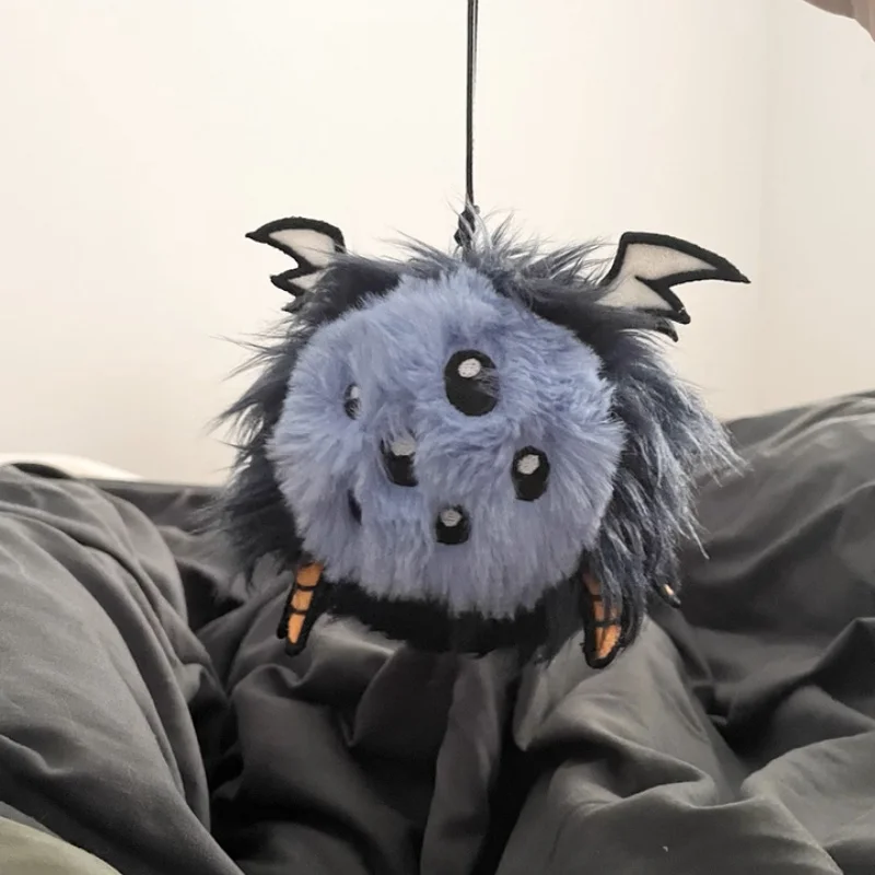 Novo não starve glommer aranha preta gaming periférico bonito pingente de pelúcia crianças decoração presentes aniversário para fãs brinquedo