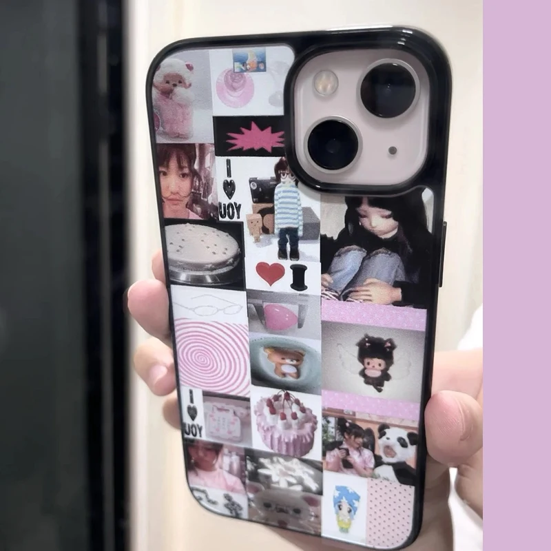 

Y2K Angel Swirl Cool Phone Case for IPhone 13 14 15 16 17 Pro Punk Harajuku Girl Phone Case for IPhone 16 17 Pro Max Case