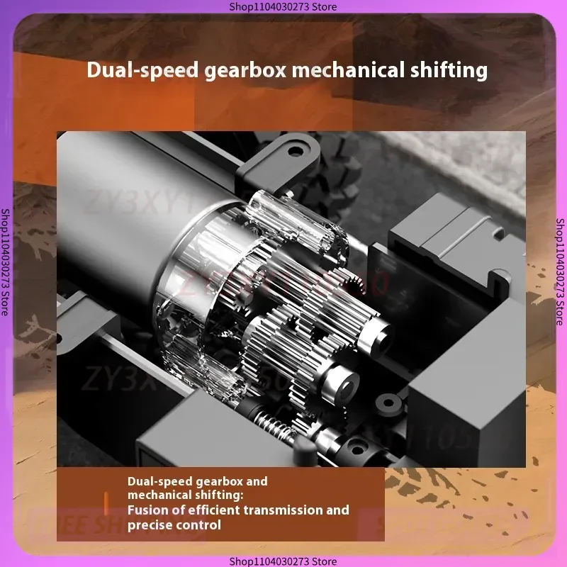 JJRC C8823 Unimog Brinquedo de carro de controle remoto em escala completa - Veículo de simulação de escalada off-road com tração nas seis rodas, presente para maiores de 14 anos