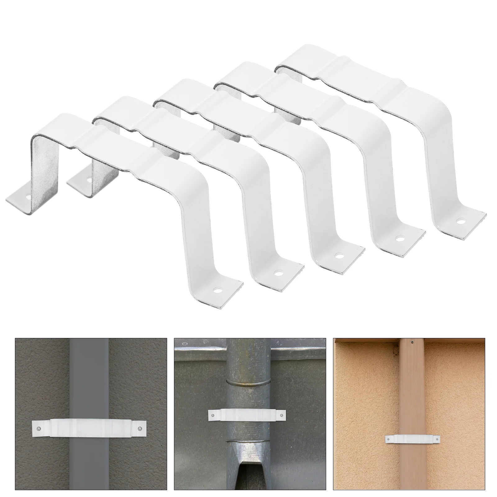 Abflussadapter, Dachrinnenversorgung, Fallrohrhalterung, Rohrbandkarte, schwere Last, Dachrinnen und Fallrohre aus Aluminiumlegierung, Teile