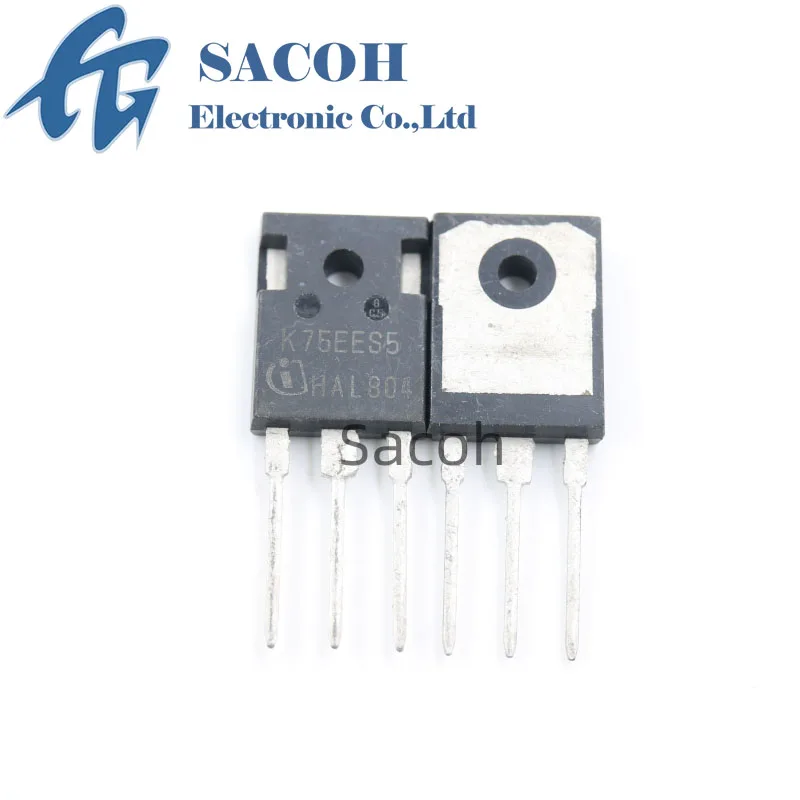 Refurbished Original 5Pcs/Lot K75EES5 IKW75N65ES5 TO-247 650V 75A IGBT Field-effect Transistor