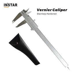 INSTAR Vernier Caliper Hardened Steel 150mm 200mm x 0.02mm With Fine Adjustment 0-150mm 6 inch 0.05mmEconomic Quality
