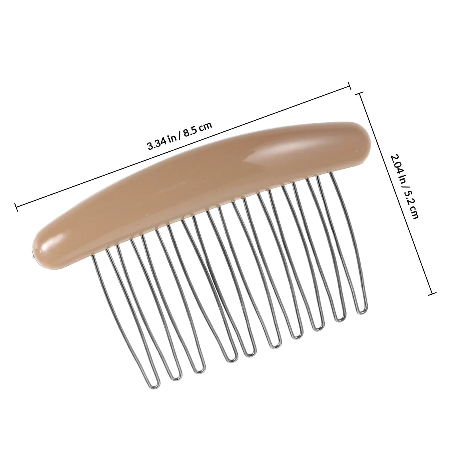 3Pcs Korean Hair Side Combs No Damage Backcombing Clips Lightweight Portable Hair Accessories for Women Korean Accessories
