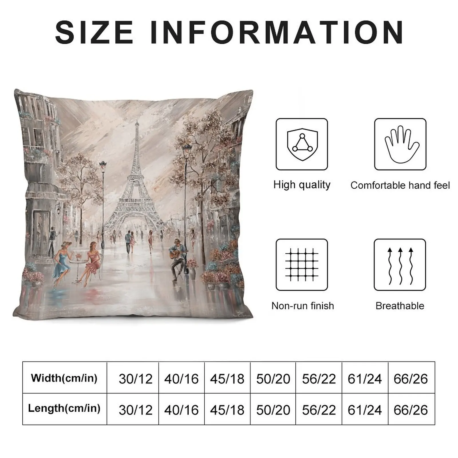 Tea in Paris, Parisian Cafe Throw Pillow Pillow Decor Decorative Sofa Cushion Sofa Cushions Covers luxury decor pillow