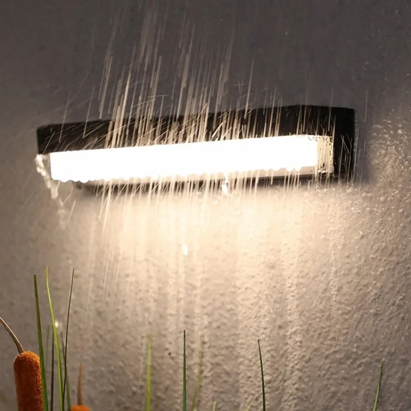 Imagem -02 - Impermeável ao ar Livre Solar Led Wall Light Jardim Varanda Decor Villa Porta Número Sconce Iluminação Interior Ip65