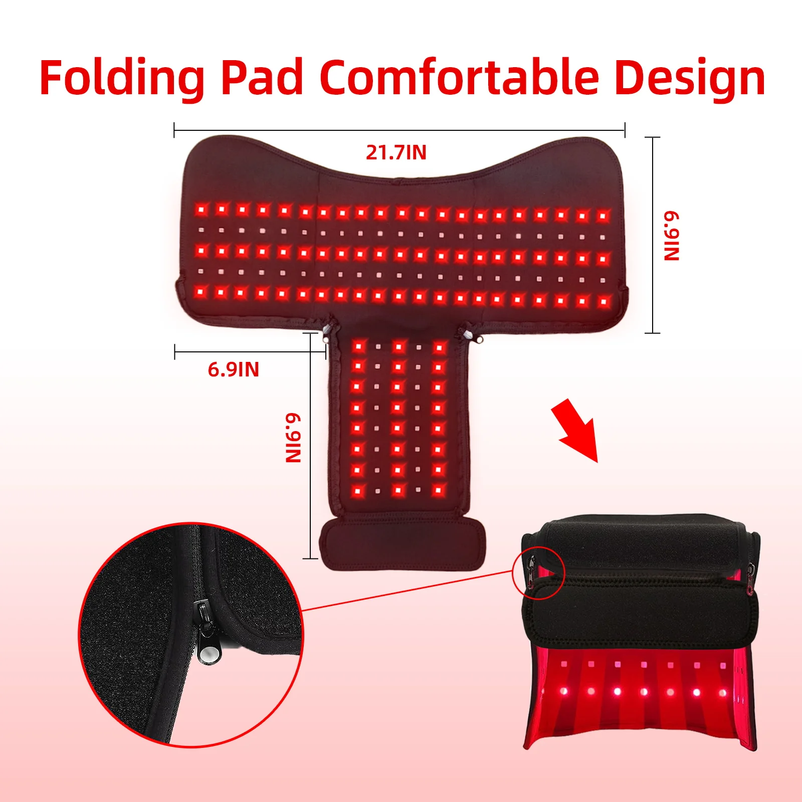 

Hat- Red Light Therapy for Keen and Back Pain Body Pain Relief