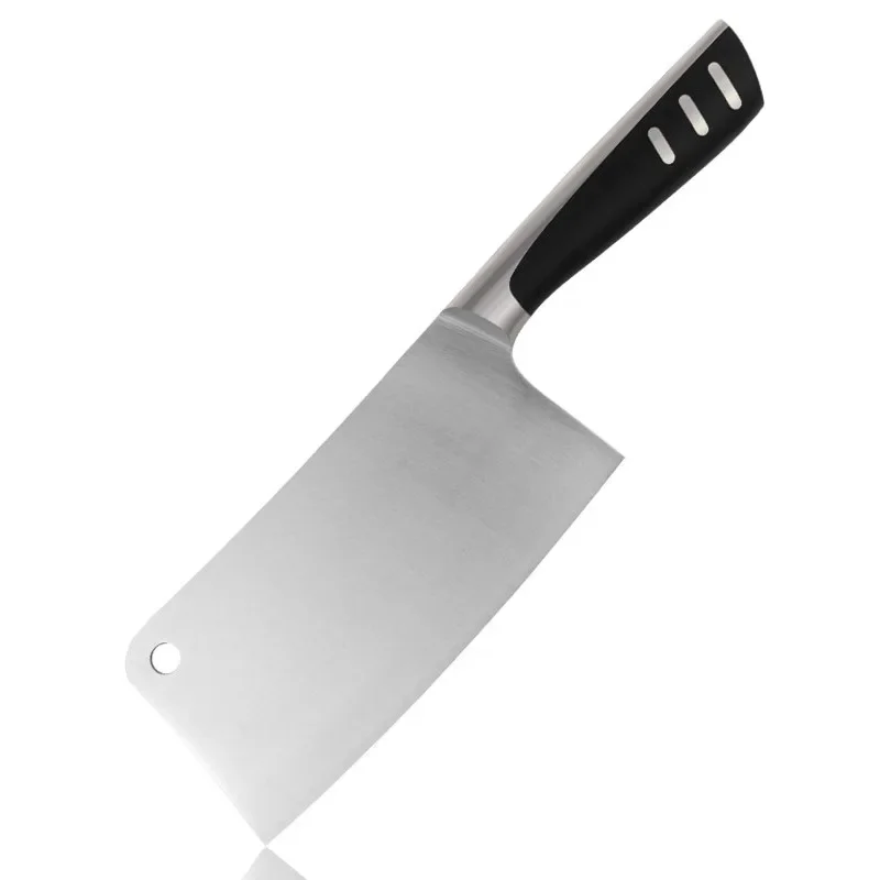

7" Kitchen Knives Stainless Steel Professional Chinese Chef Knife Meat Cleaver Bone Chopping Butcher Knife for Kitchen Sharpener