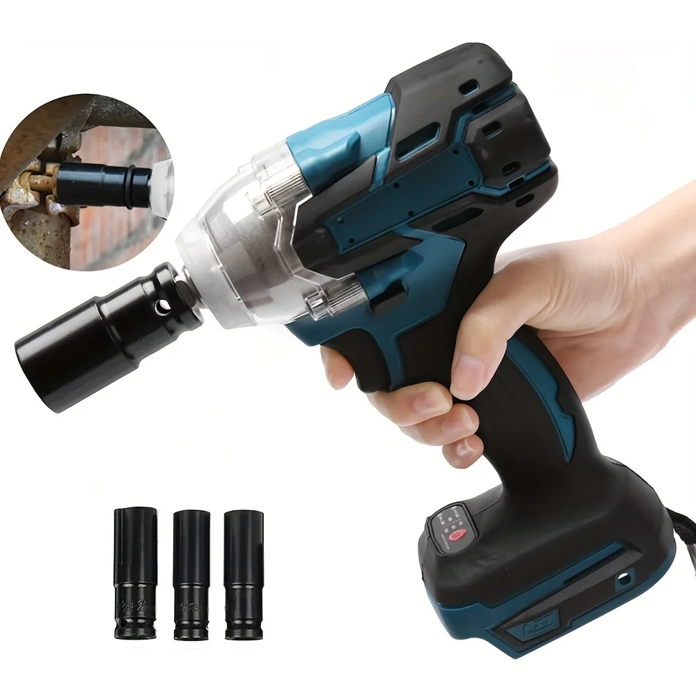 10pcs 1/2 Inch 8-24mm Power Socket Tool Impact Wrench Adapter Industrial Hand Tool Socket Set for Industrial Auto Repair