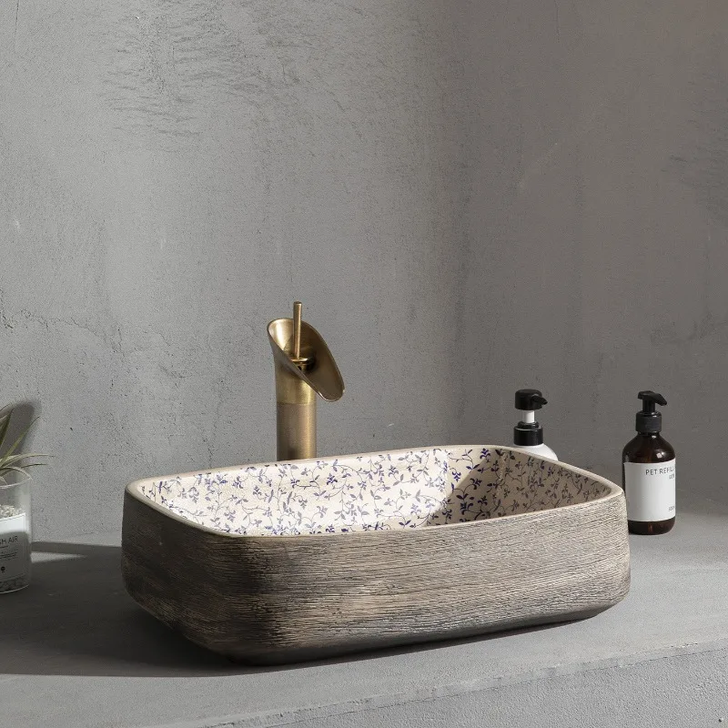 

Washbasin Household ceramic balcony Washbasin Bathroom Washbasin Art basin