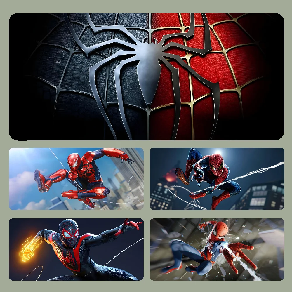 Movie A-Spider-Man  Mousepad Large Gaming Mouse Pad LockEdge Thickened Computer Keyboard Table Desk Mat