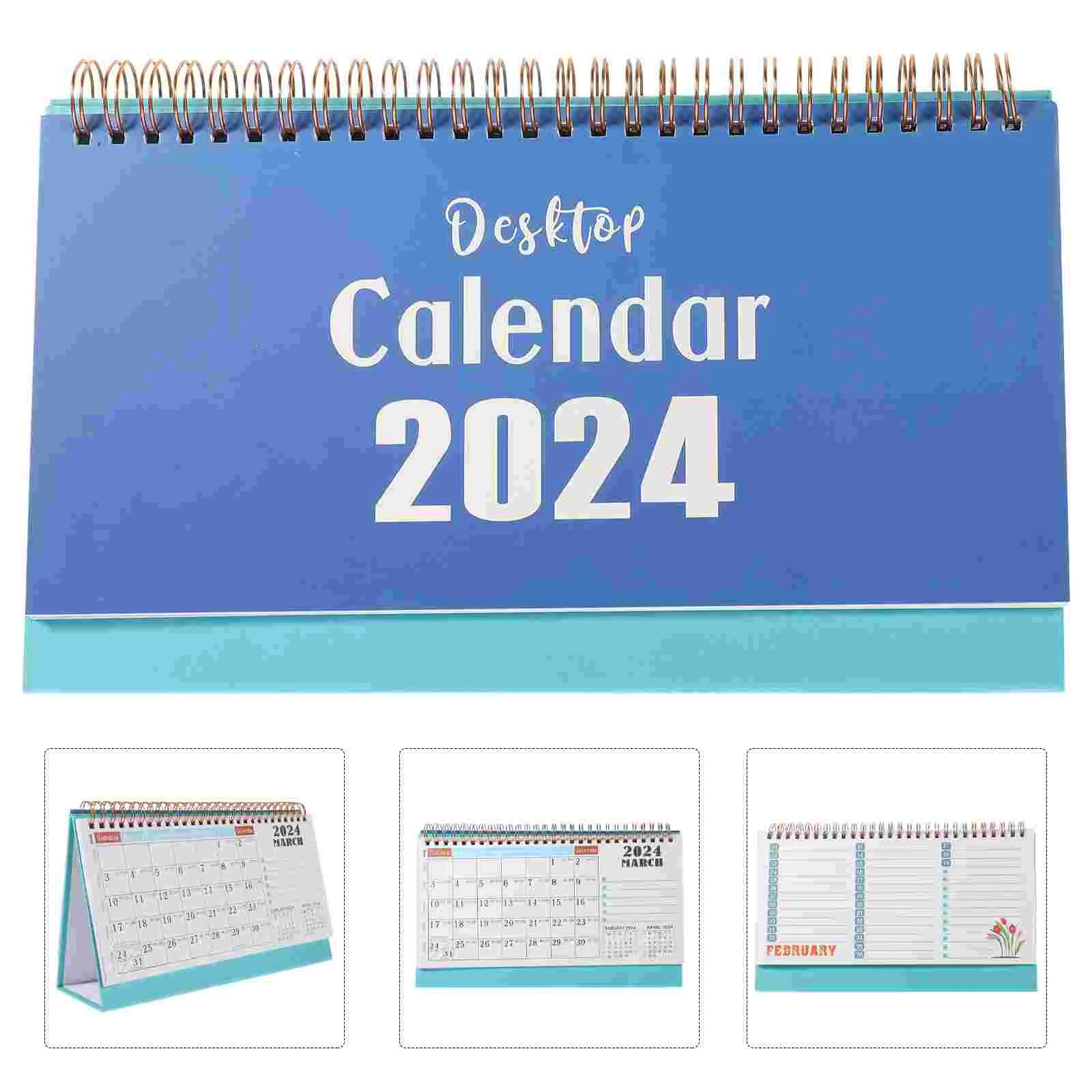 

2024 Desk Calendar Standing Flip January 2025 June Monthly Freestanding Daily Schedule Yearly Agenda Organizer Home Office