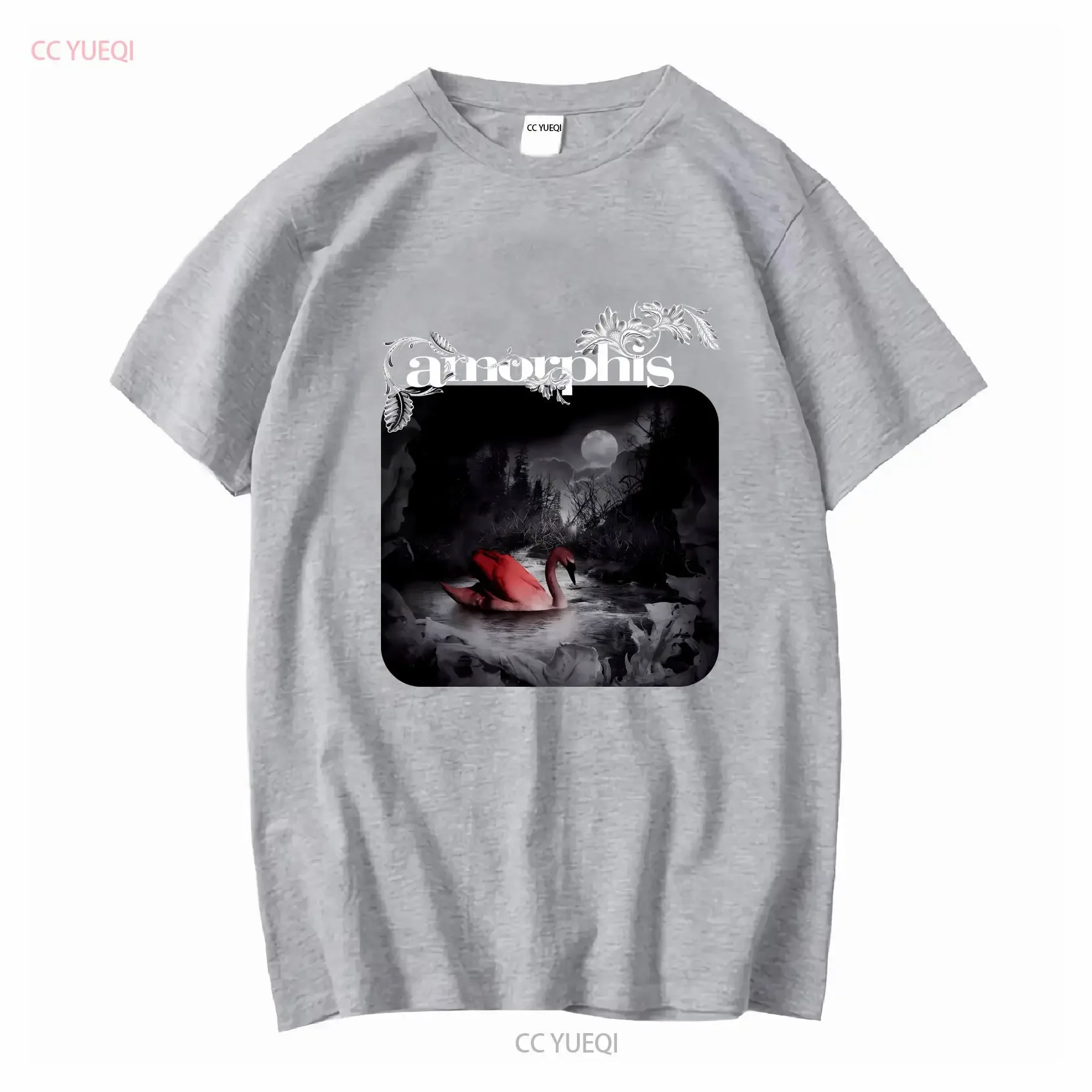 AMORPHIS SILENT WATERS T Shirt Black Cotton Men S to 2345XL BE597 long or short sleeves vintage Washed Top For Everyday Wear - view 3