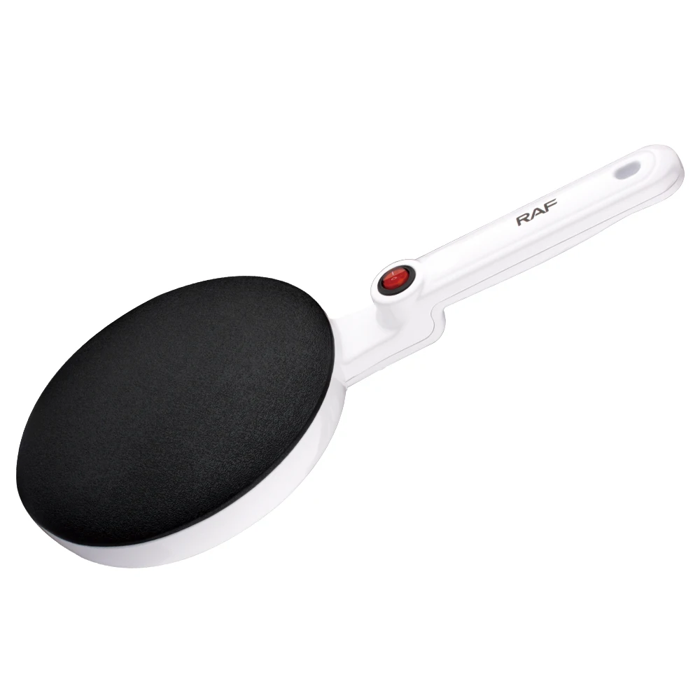 electric crepe maker 650w uniform heat smart control easy to clean  oil free crepes non stick surface