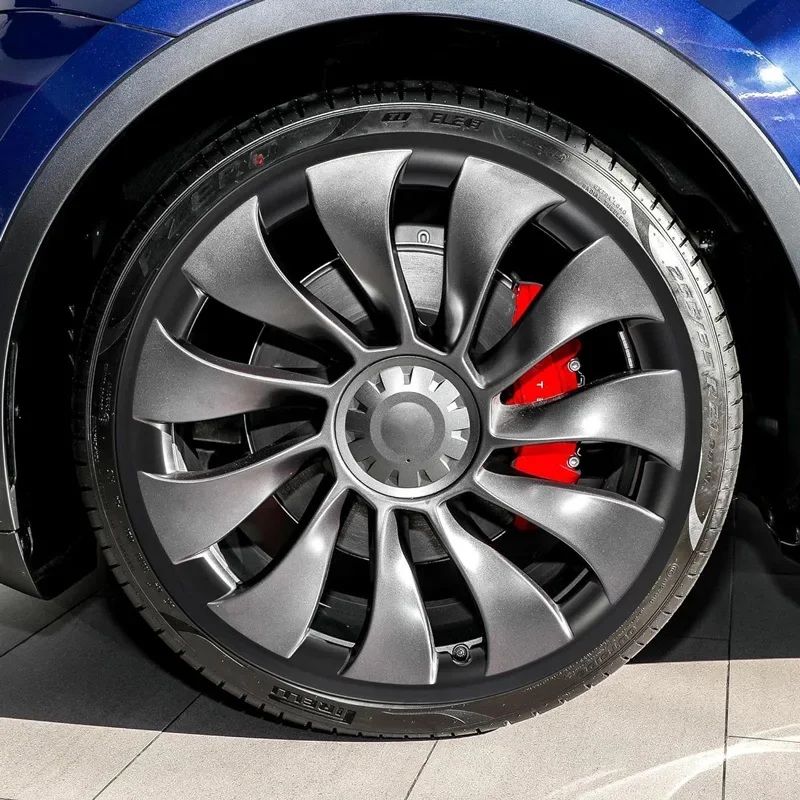 For Tesla Model Y 21 Inch Wheel Hub Rim Protection Patch Protectors Wheel Guard Covers Accessories ABS Auto Exterior 2019-2024