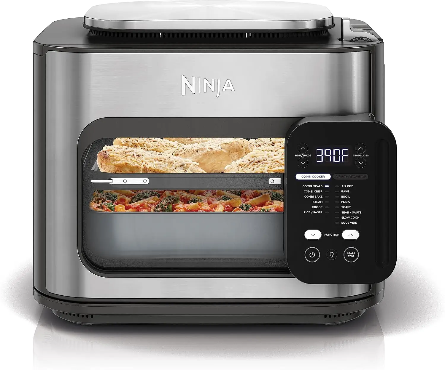 Combi All-in-One Multicooker, Oven, & Air Fryer, Complete Meals in 15 Mins, 14-in-1 Functions, Combi Cooker + Air Fry, Bake, Roa