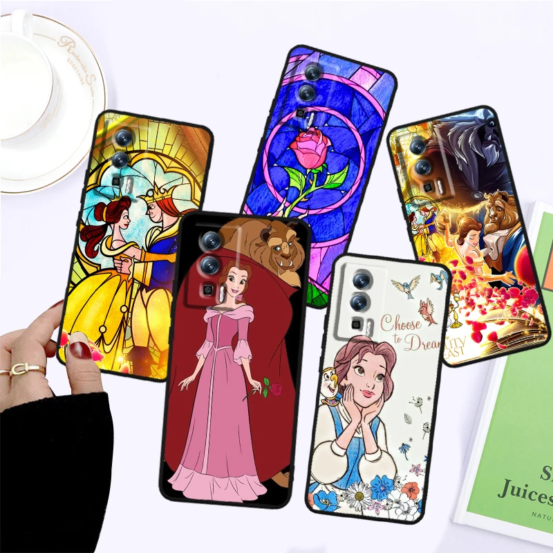 Princess Bella Beautiful For Xiaomi Redmi 9A 9C 9AT 10C 9 9T 10 12C 13C A3 12 K60 A1 K50 K40 5G Black TPU Phone Case