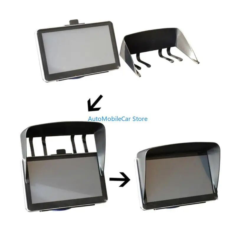 G8TE Universal Adjustable Sunshade Visor for Car GPS LCD Monitor for Glare