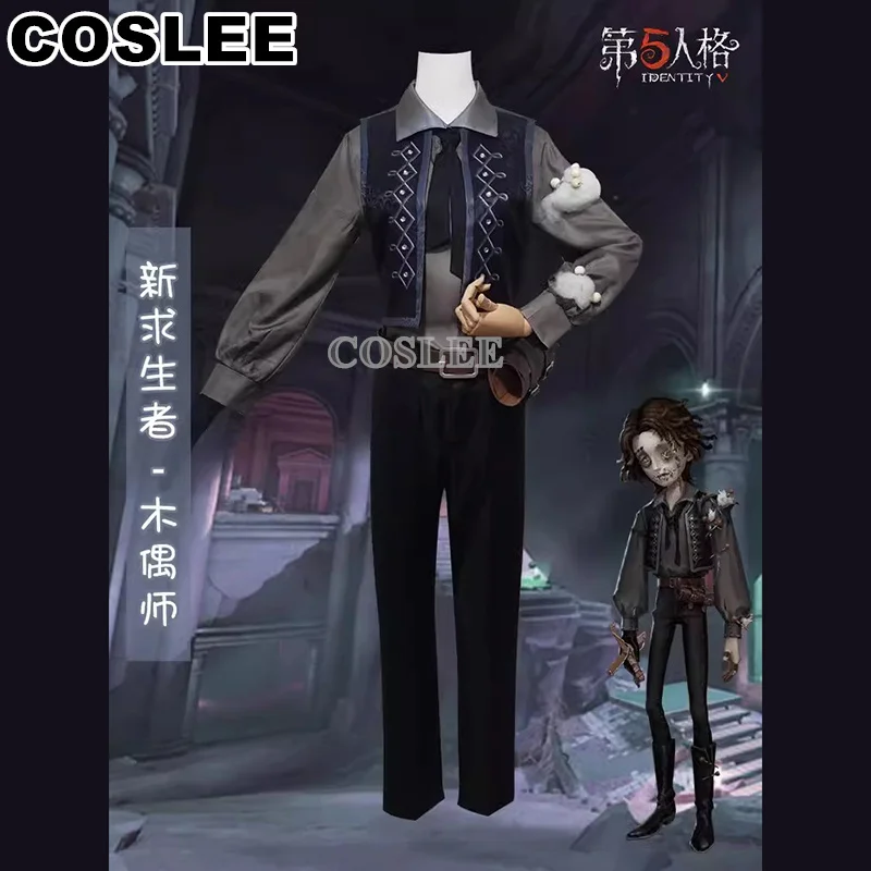 

COSLEE Identity V Puppeteer Matthias Czernin Cosplay Costume New Skin Fashion Uniform Game Suit Halloween Party Outfit Unisex