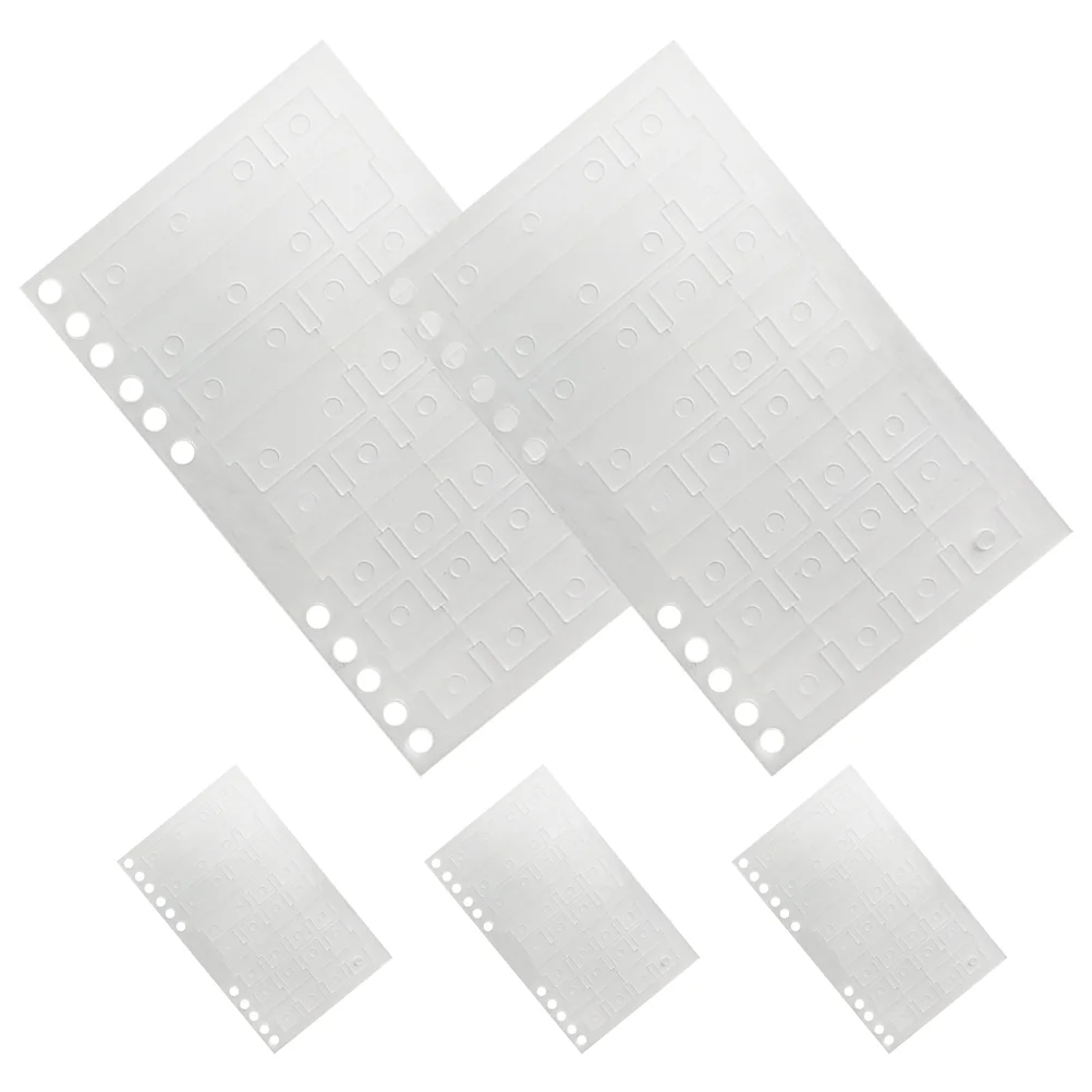 5 arkuszy LooseLeafHole PlugStickers IndexTabs PVCBookmark Sticky CompatibleSelfAdhesive Pages Durability Annotation Supplies