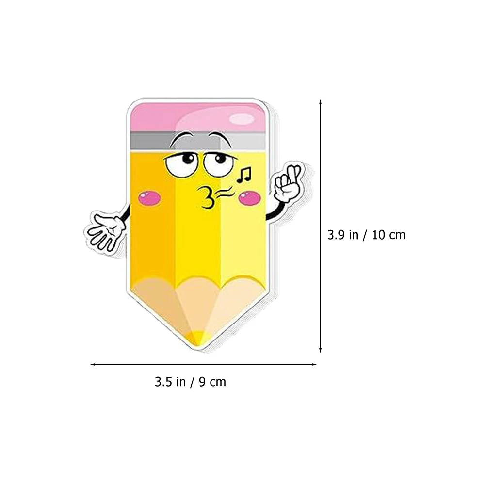 

6 Books Creative Notes Office Memo Pads Cute Pencil Household Stickers Pocket Compact