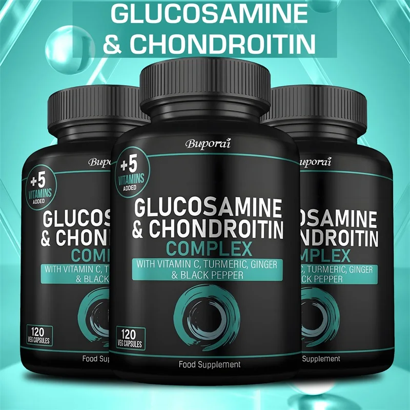 Glucosamine and Chondroitin Complex - Supports The Immune System, Promotes Joint and Bone Health, Antioxidant Properties