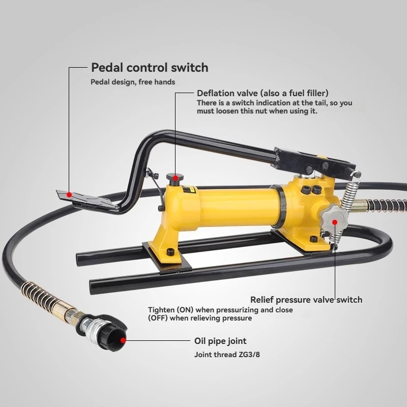 Hydraulic Foot Pump CFP-800-1  Foot-operated hydraulic pump  Manual hydraulic pump