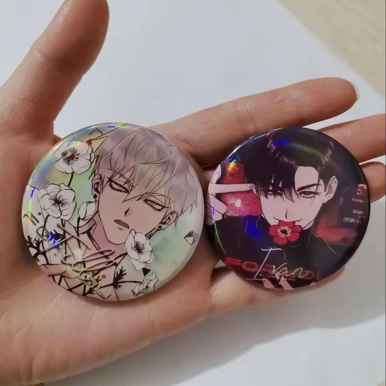 Anime Alien Stage IVAN TILL Okrągła Odznaka z Blachy Plecak Uczniowski Ubrania Kołnierzyk Odznaki Przypinki Broszki Akcesoria Dekoracyjne