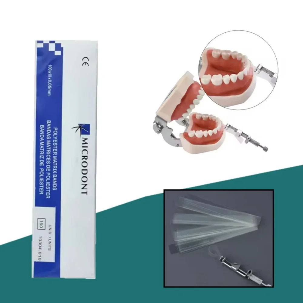 

Dental Polyester Matrix Bands Without Retainer for Composite Restorations Dental Matrices Material and Supplies