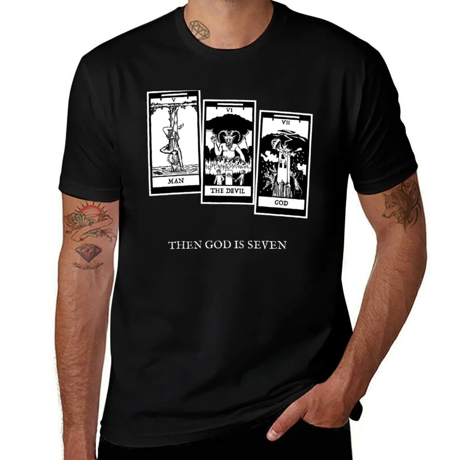 Man, The Devil And God T-Shirt man t shirts for men t shirt man cotton T-Shirt