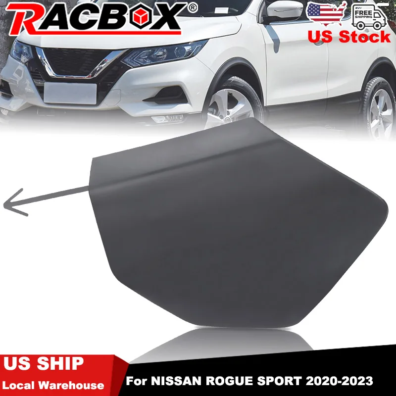 

Car Front Bumper Towing Hook Eye Cover Cap For Nissan Rogue Sport 2020-21 2022 2023 Bumper Tow Eye Hook Hauling Lid Garnish