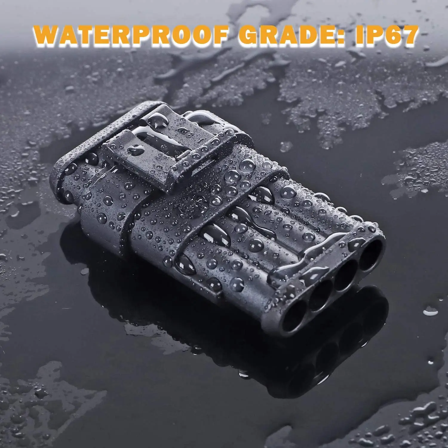 10 Kit 4 Pin Connector, 20-16 AWG Waterproof Electrical Automotive Wire Connector, 1.5mm Series Terminals Male Female Car Connec