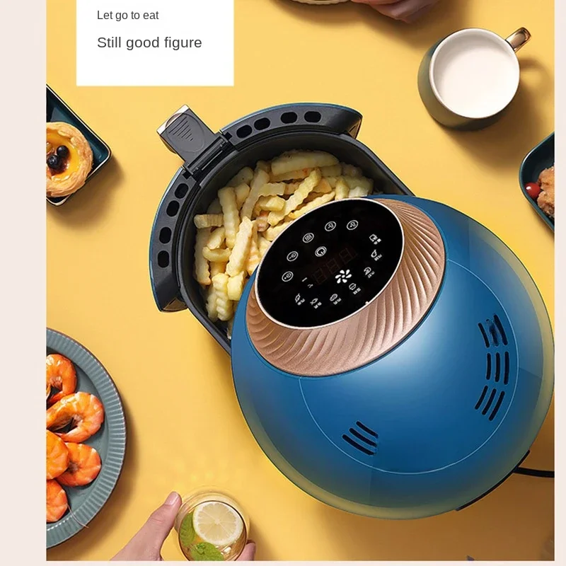 Air fryer 3.5L Large capacity precise temperature control multifunctional no oil smoke  intelligent timing