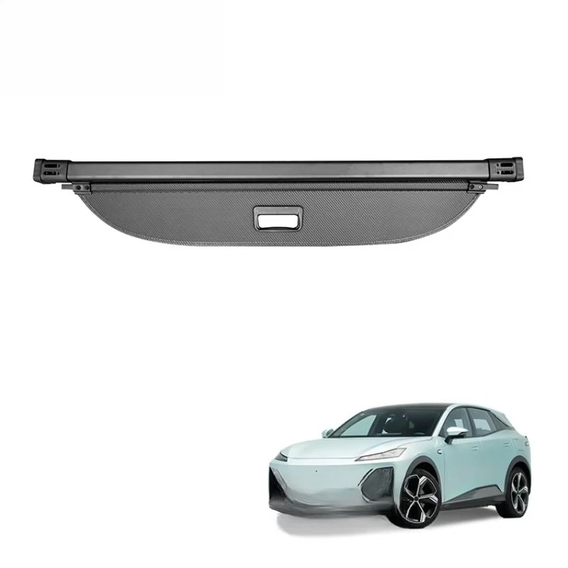 

Car rear retractable compartment luggage shielded goods luggage cover leather safety sunshade